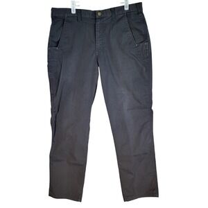 Carhartt Pants Mens 34x30 Gray Relaxed Fit Ripstop Work Utility Outdoor Stain